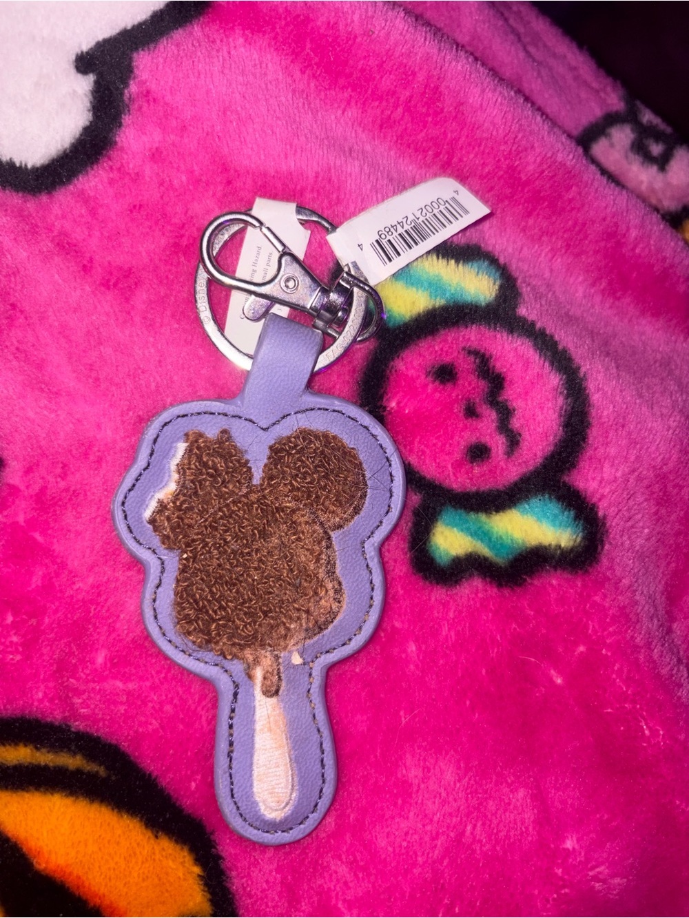 Disney parks Mickey bar Ice Cream  Keychain bag charm NWT